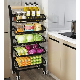 Snap on small carts, kitchen carts, floor to floor multi-level storage racks, fruit and vegetable storage racks